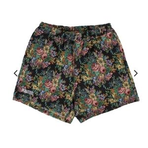 Pleasures Floral Multicolor Woven Tapestry Shorts Size Large
